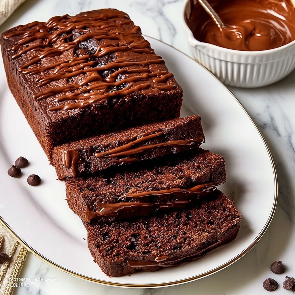Double Chocolate Banana Bread Recipe - Recipe Image
