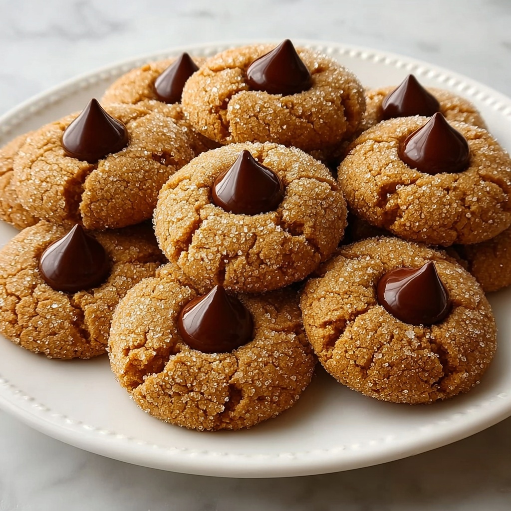 Christmas Peanut Butter Blossoms Recipe - Recipe Image