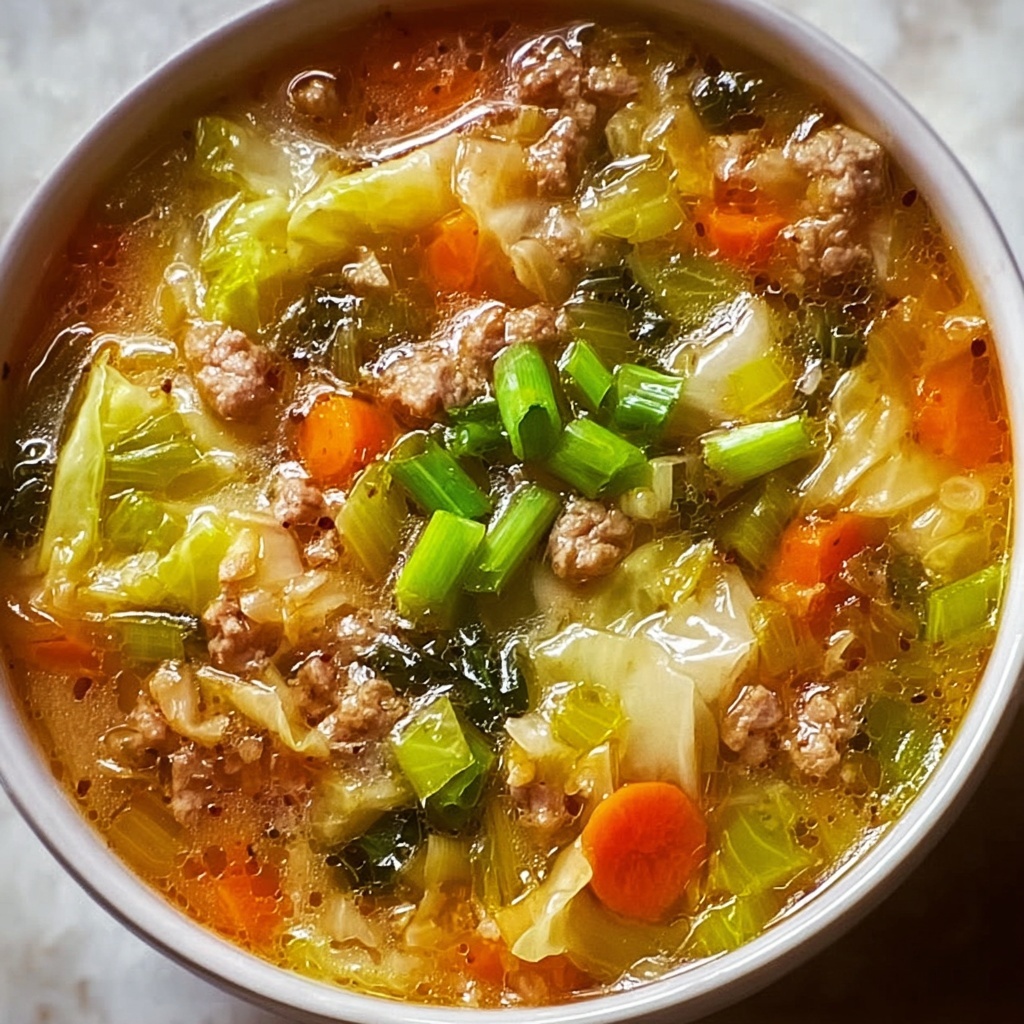 One-Pot Egg Roll Soup: Cozy Comfort in Every Bowl Recipe - Recipe Image