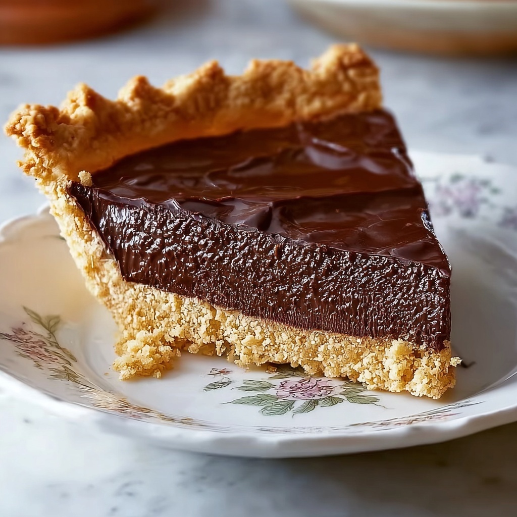 Hot Fudge Pie Recipe - Recipe Image