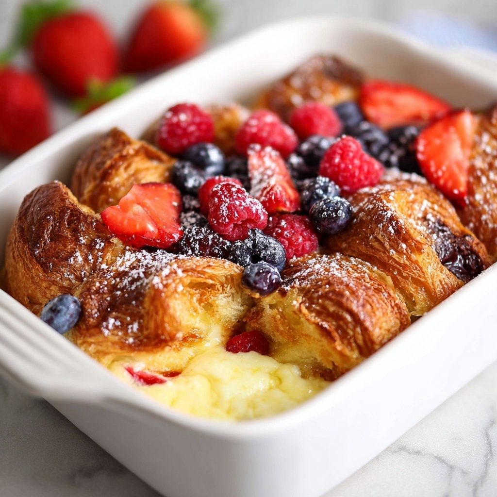 Berry Croissant Bake Recipe - Recipe Image