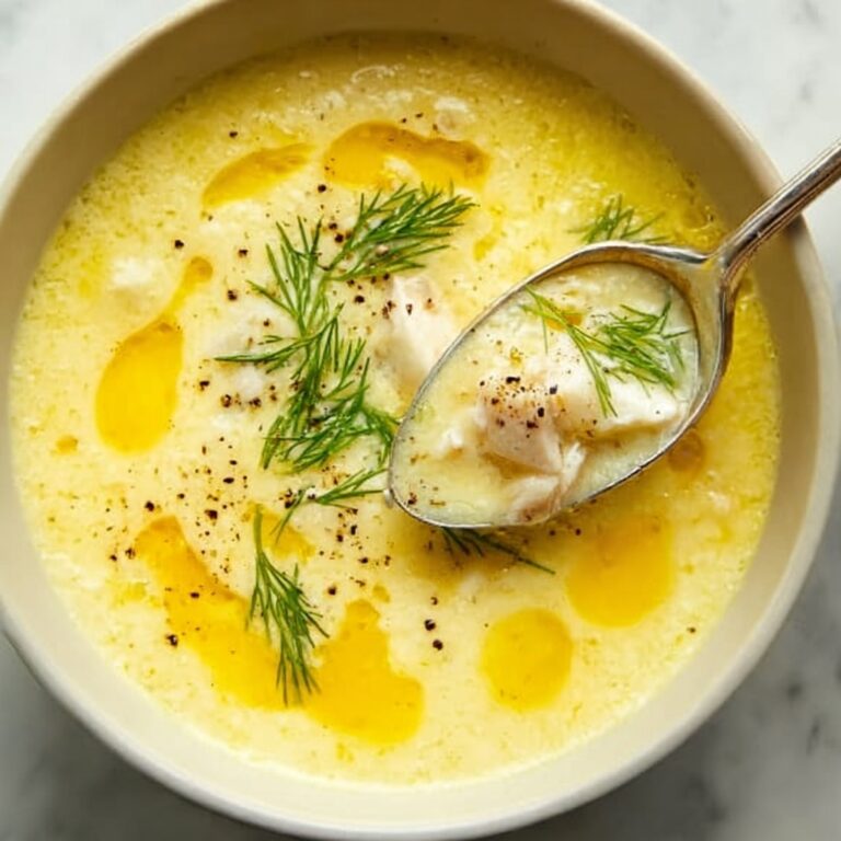 Easy Avgolemono Soup Recipe