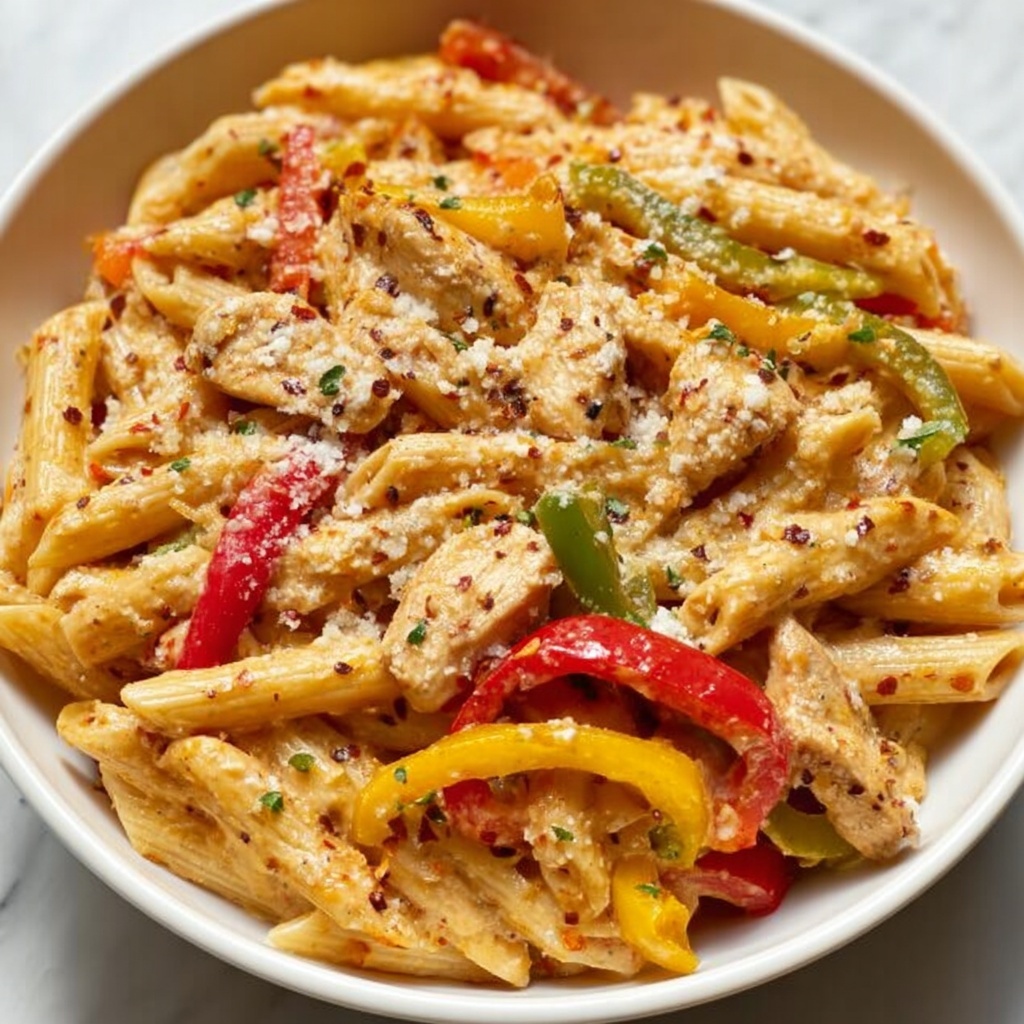 Cajun Chicken Pasta Skillet Recipe - Recipe Image