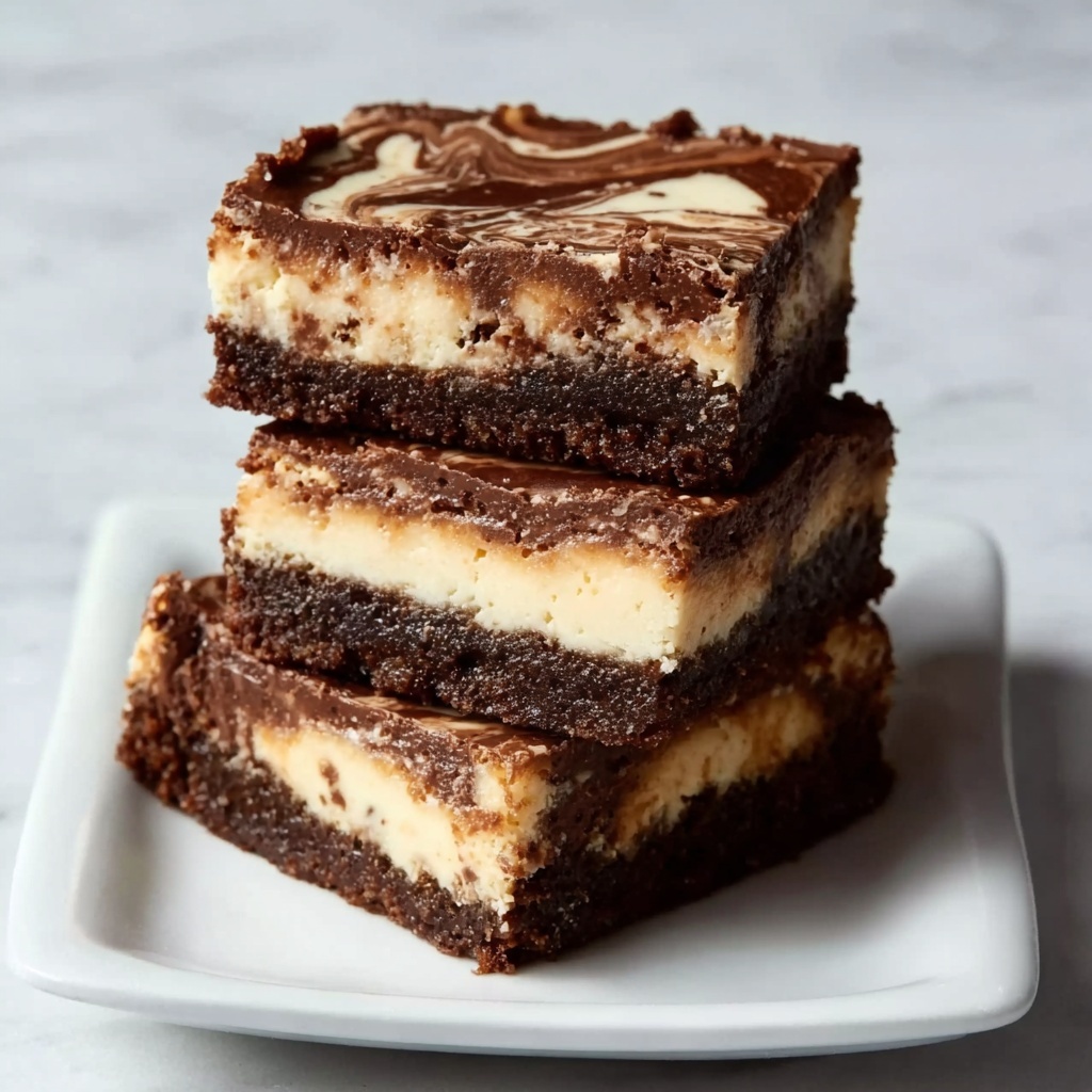 Caramel Cheesecake Nutella Brownies Recipe - Recipe Image