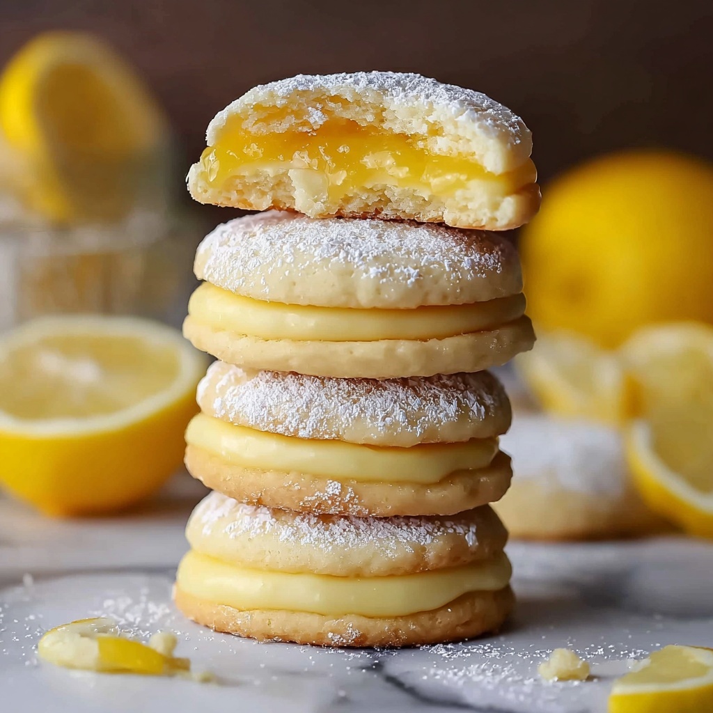 Stuffed Lemon Cookies Recipe - Recipe Image