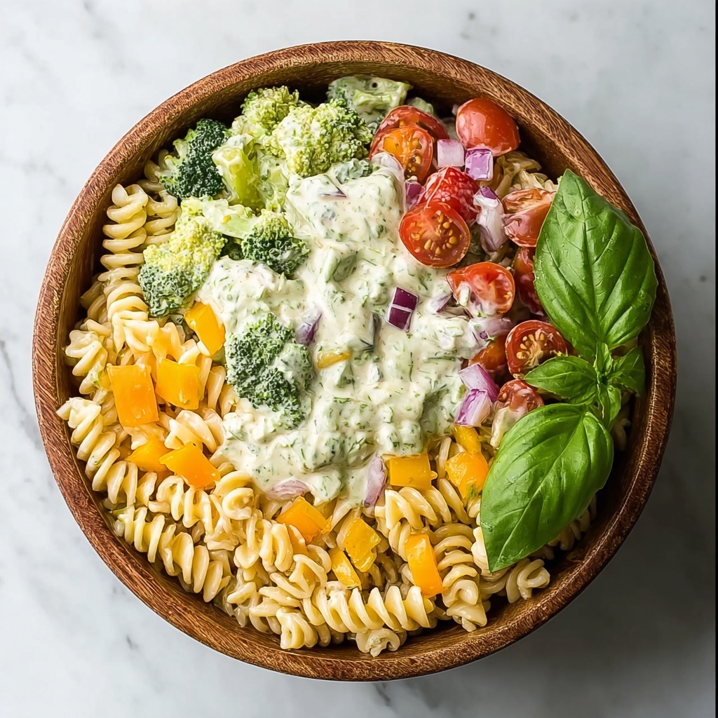 Ranch Pasta Salad: A Colorful Twist for Your Next Gathering Recipe - Recipe Image