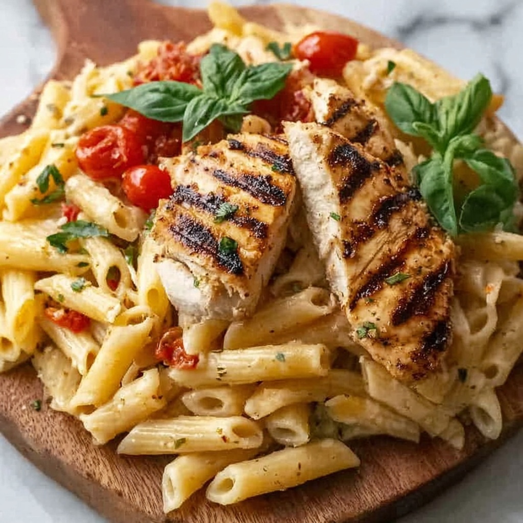 Honey Pepper Chicken Panini Pasta Recipe - Recipe Image