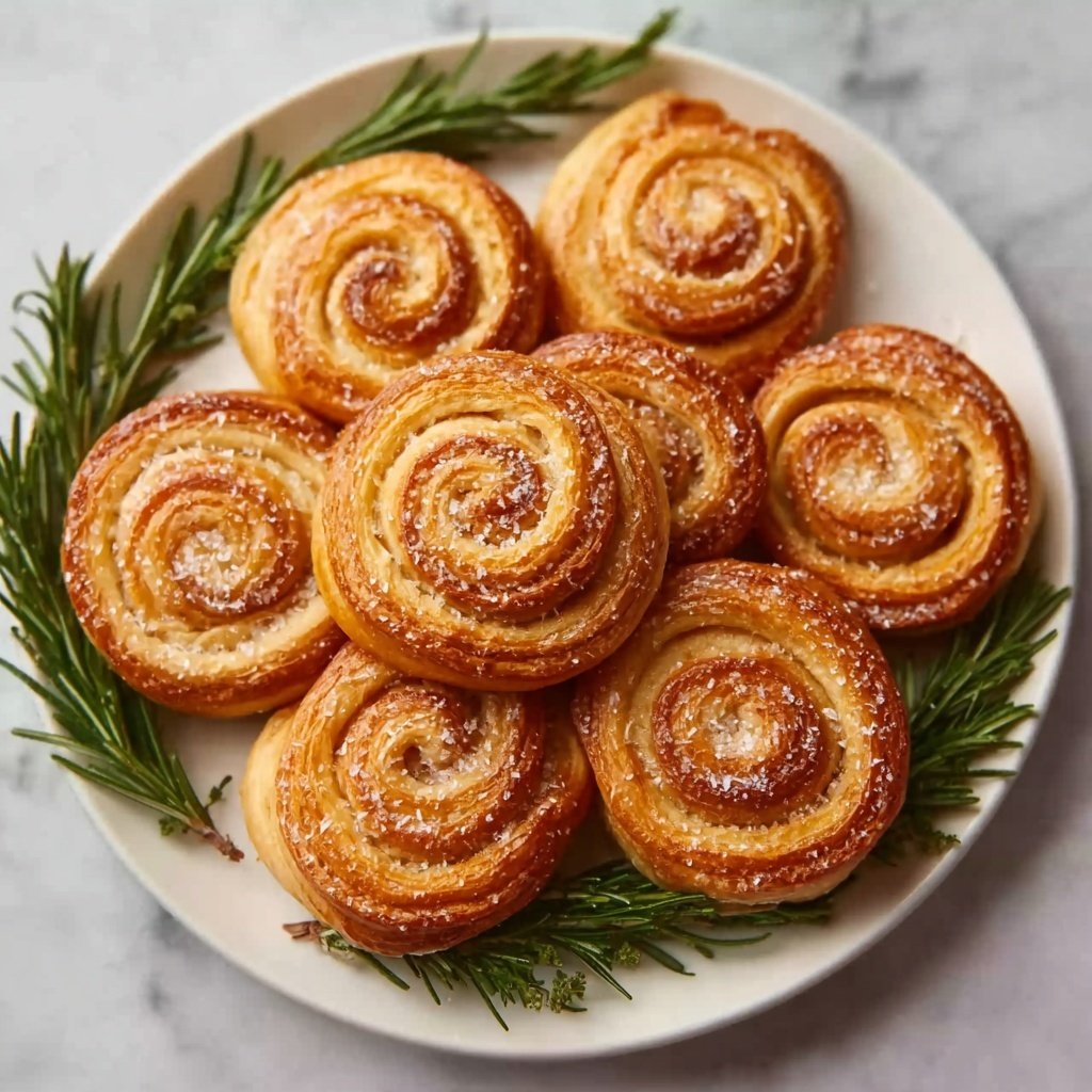 Puff Pastry Christmas Palmiers Recipe - Recipe Image