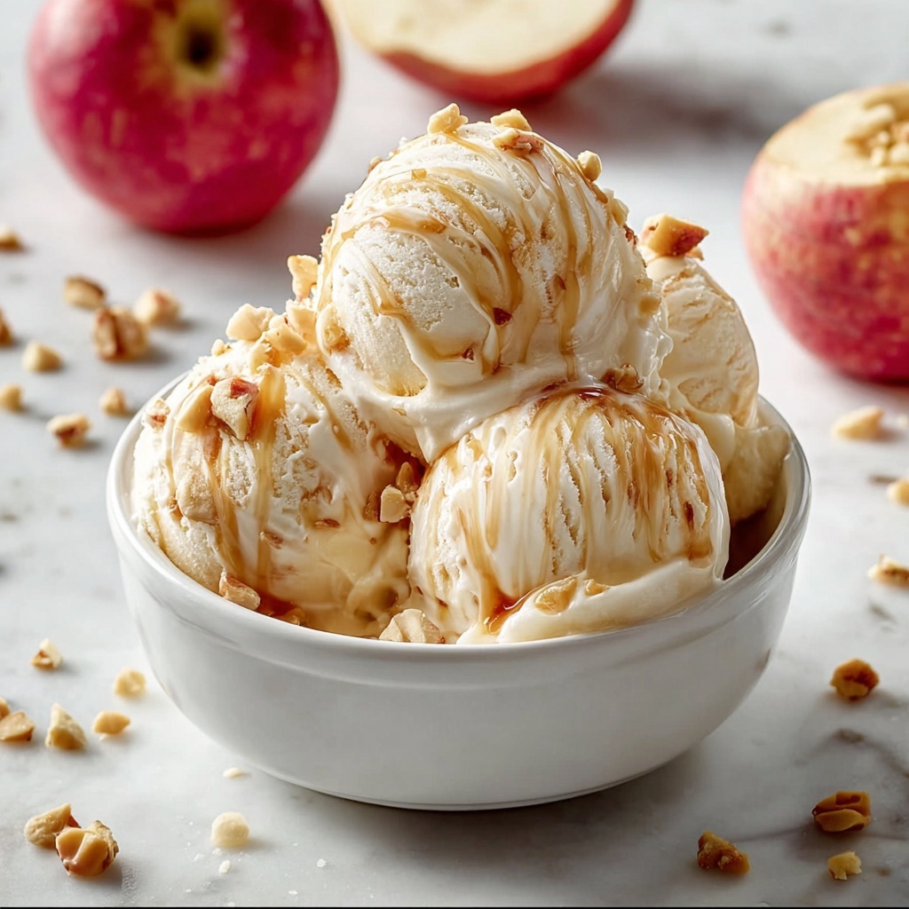 Creamy Homemade Apple Pie Ice Cream for Summer Bliss Recipe - Recipe Image