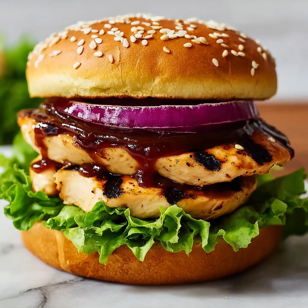 Teriyaki Chicken Burger Recipe - Recipe Image