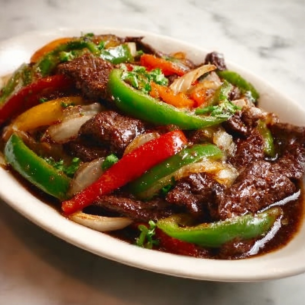 Chinese Beef and Onion Stir Fry Recipe - Recipe Image