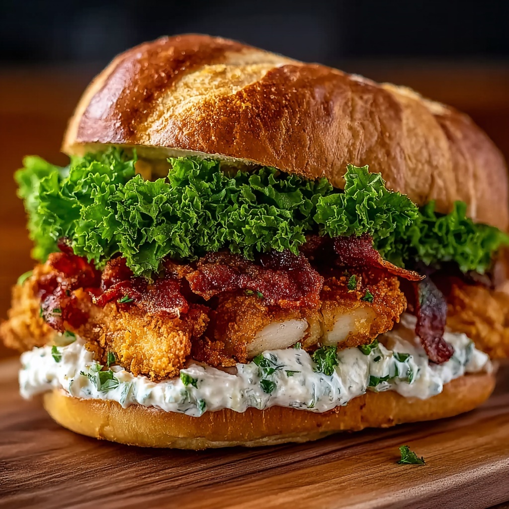 Crispy Chicken Caesar Sandwich: A Must-Try Recipe! Recipe - Recipe Image