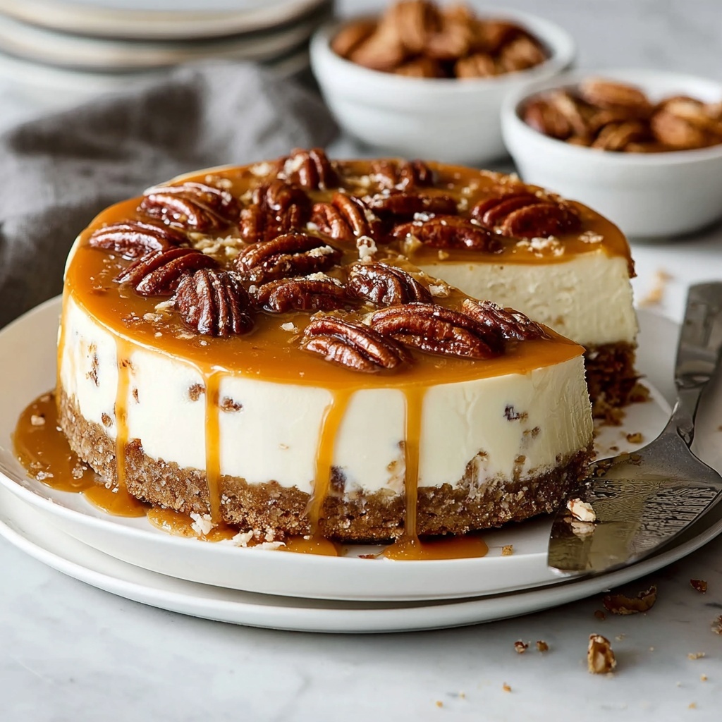 Butter Pecan Cheesecake Recipe - Recipe Image