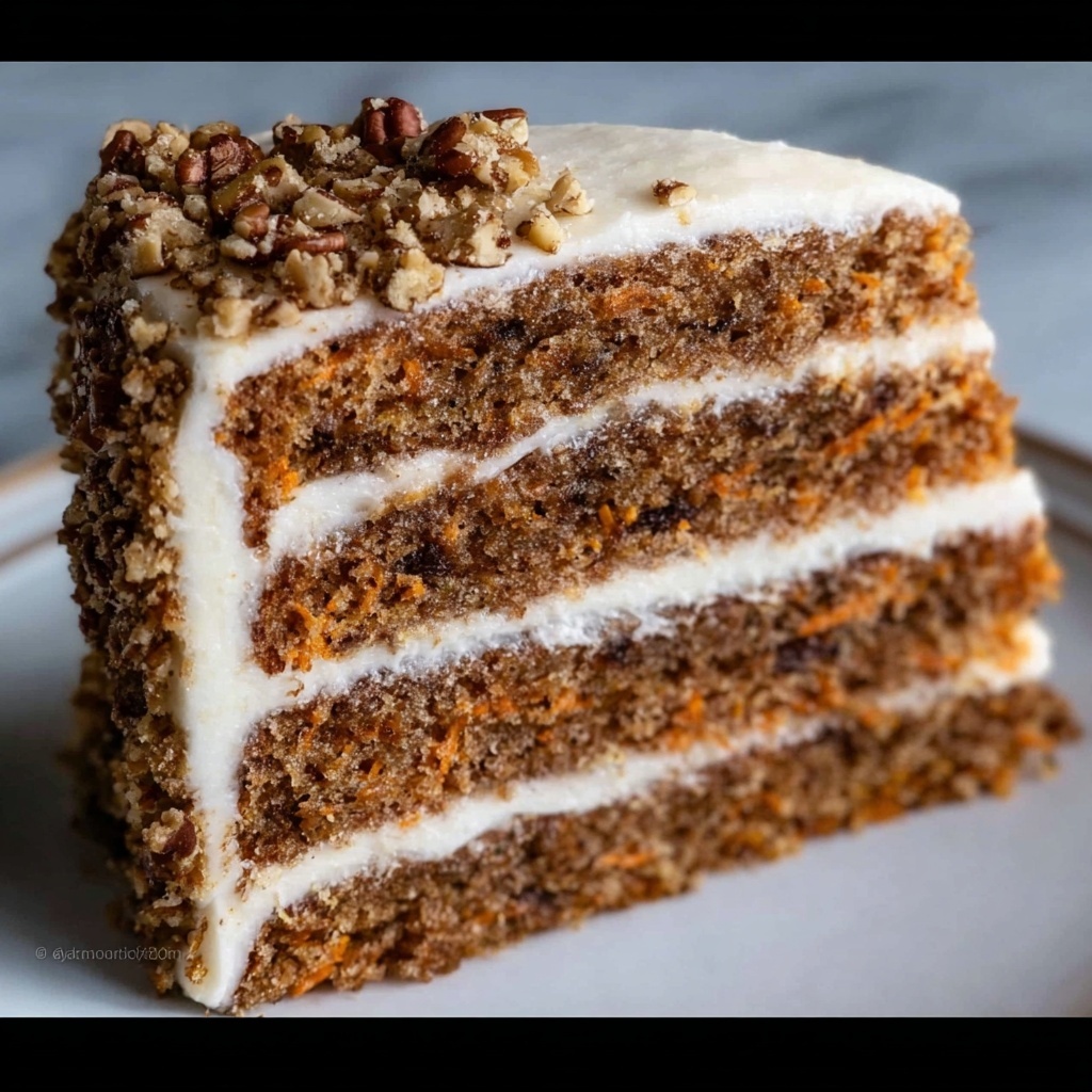 Moist Homemade Brown Butter Carrot Cake Recipe - Recipe Image