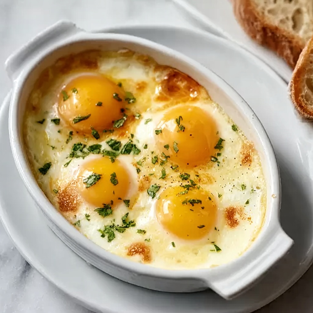 Keto Shirred Eggs Recipe - Recipe Image