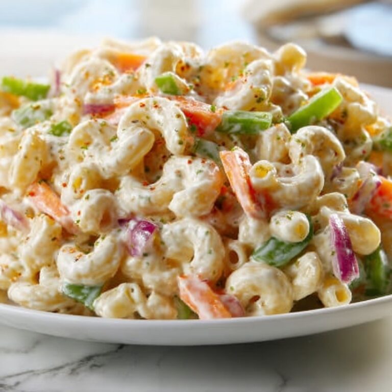 Cheddar Sour Cream Macaroni Salad Recipe