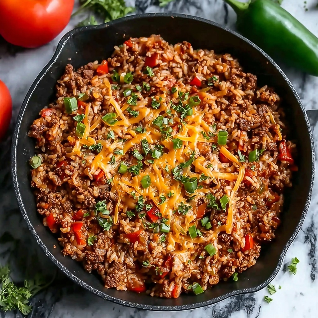 One Pot Unstuffed Pepper Skillet Recipe - Recipe Image