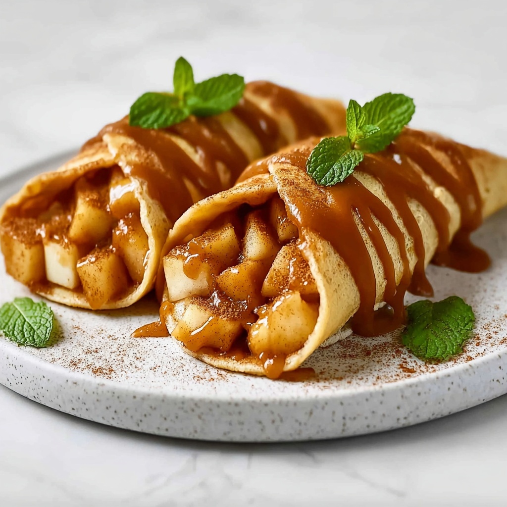 Apple Pie Cheesecake Tacos Recipe - Recipe Image