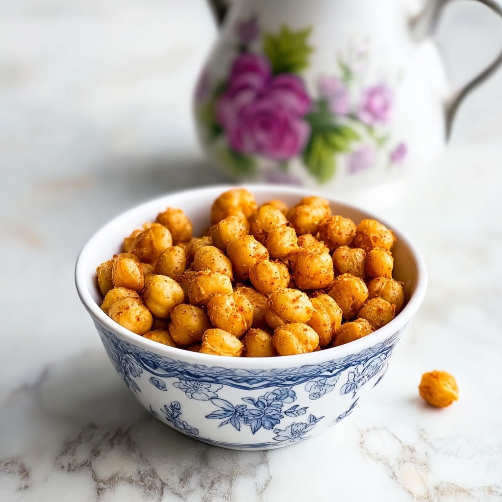 Crispy Curry Roasted Chickpeas for Delicious Healthy Snacks Recipe - Recipe Image