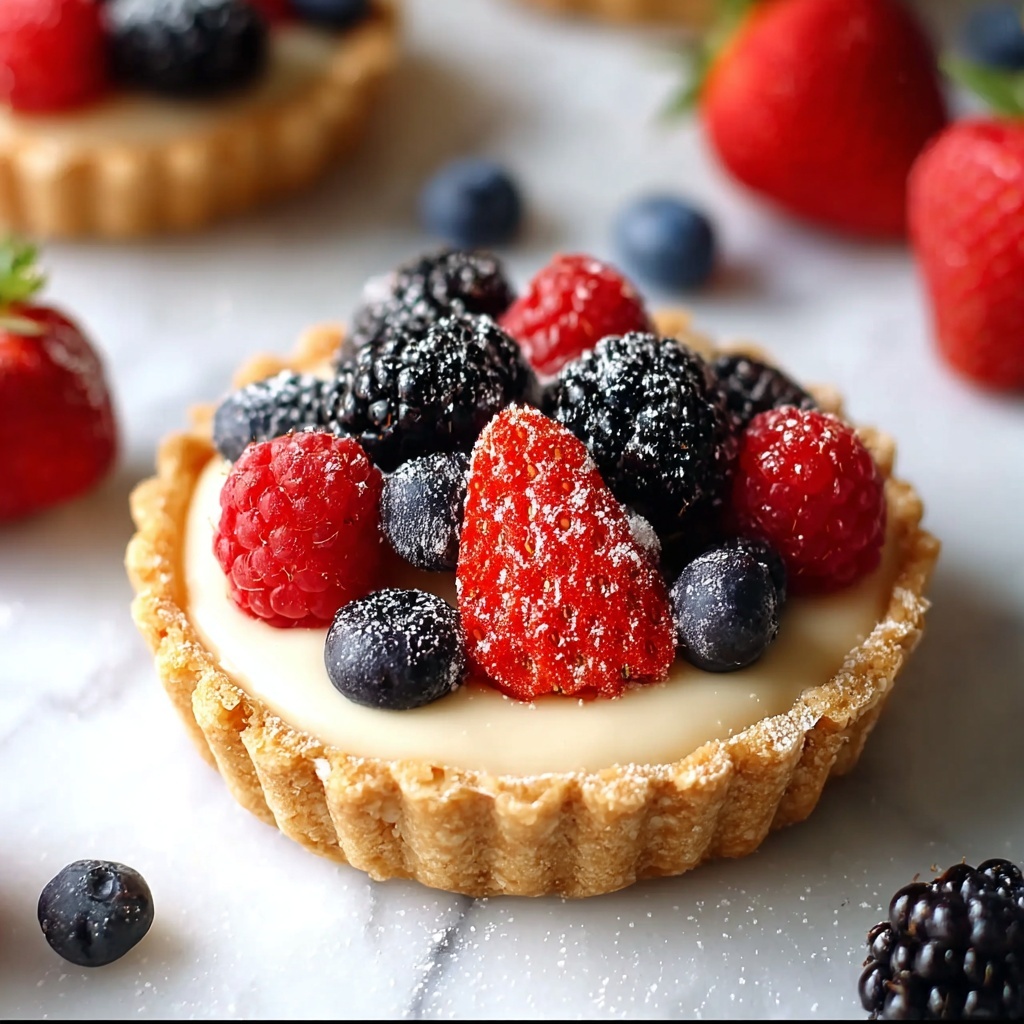Mini Fruit Tarts with Pastry Cream Recipe - Recipe Image