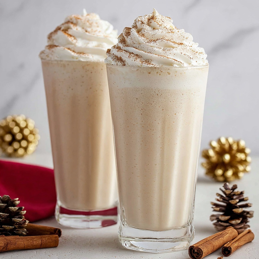 Eggnog Milkshake Recipe - Recipe Image