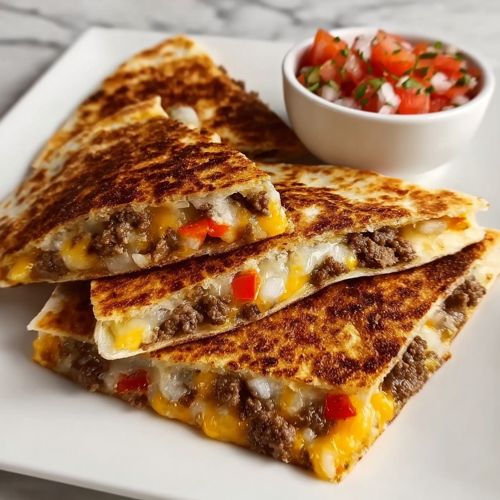 Smashburger Quesadillas Recipe: 30-Minute Flavor Bomb Recipe - Recipe Image