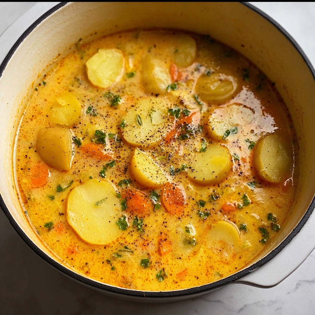 Cajun-Style Spicy Potato Soup Recipe - Recipe Image