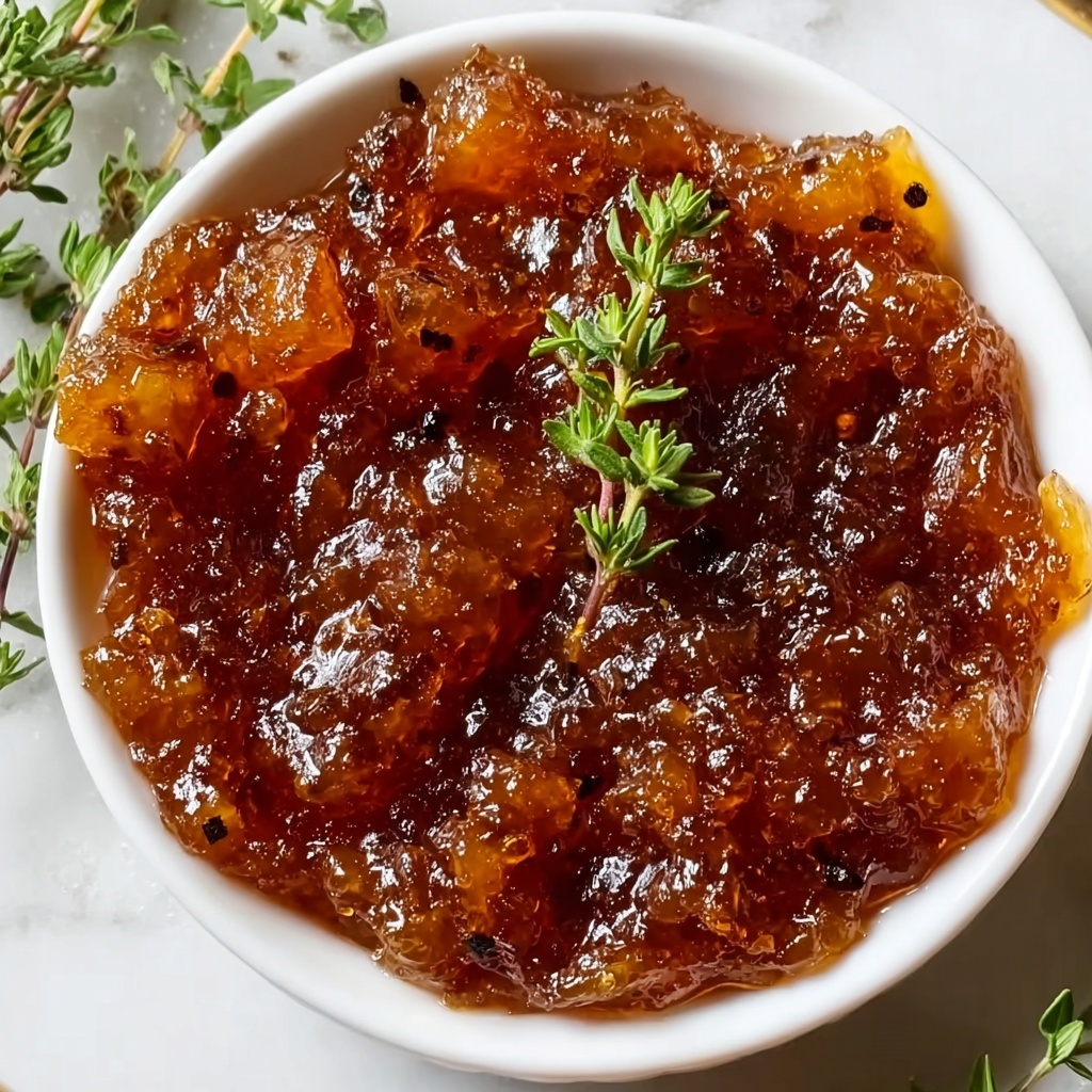 Homemade Apple Thyme Jam Recipe - Recipe Image