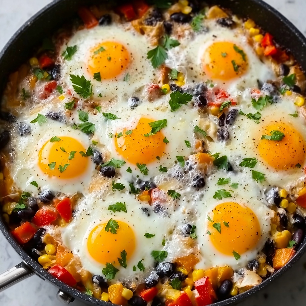 Simple Loaded Breakfast Skillet Recipe - Recipe Image