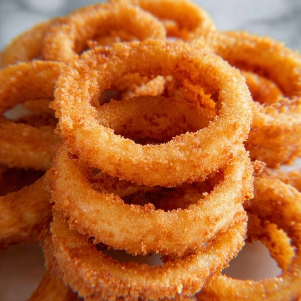 Air Fryer Frozen Onion Rings Recipe - Recipe Image