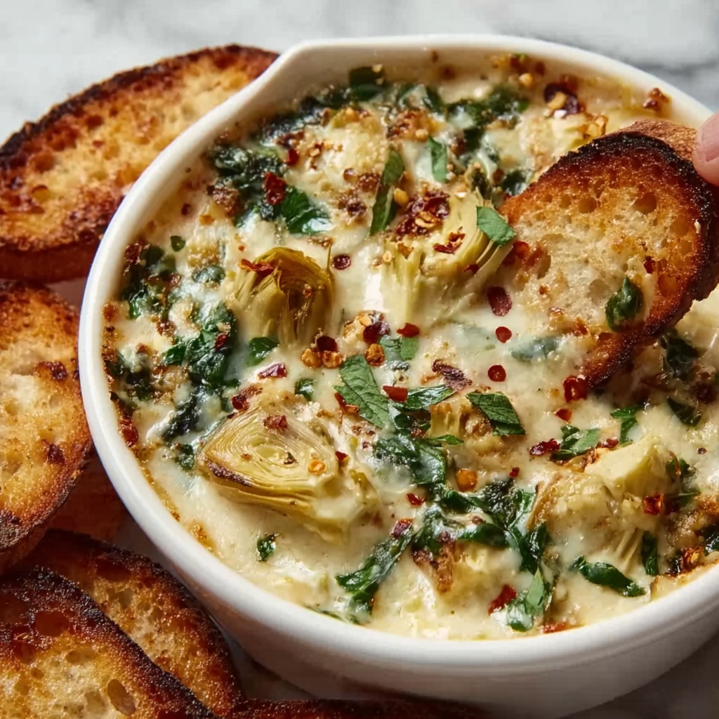 Slow Cooker Spinach Artichoke Dip Recipe - Recipe Image