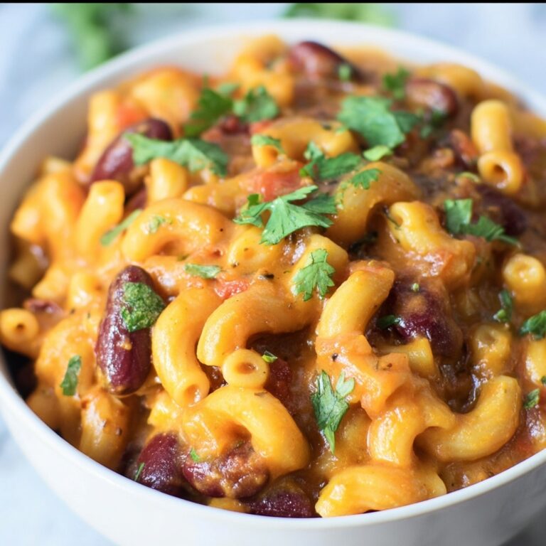 Slow Cooker Vegetarian Chili Mac Recipe