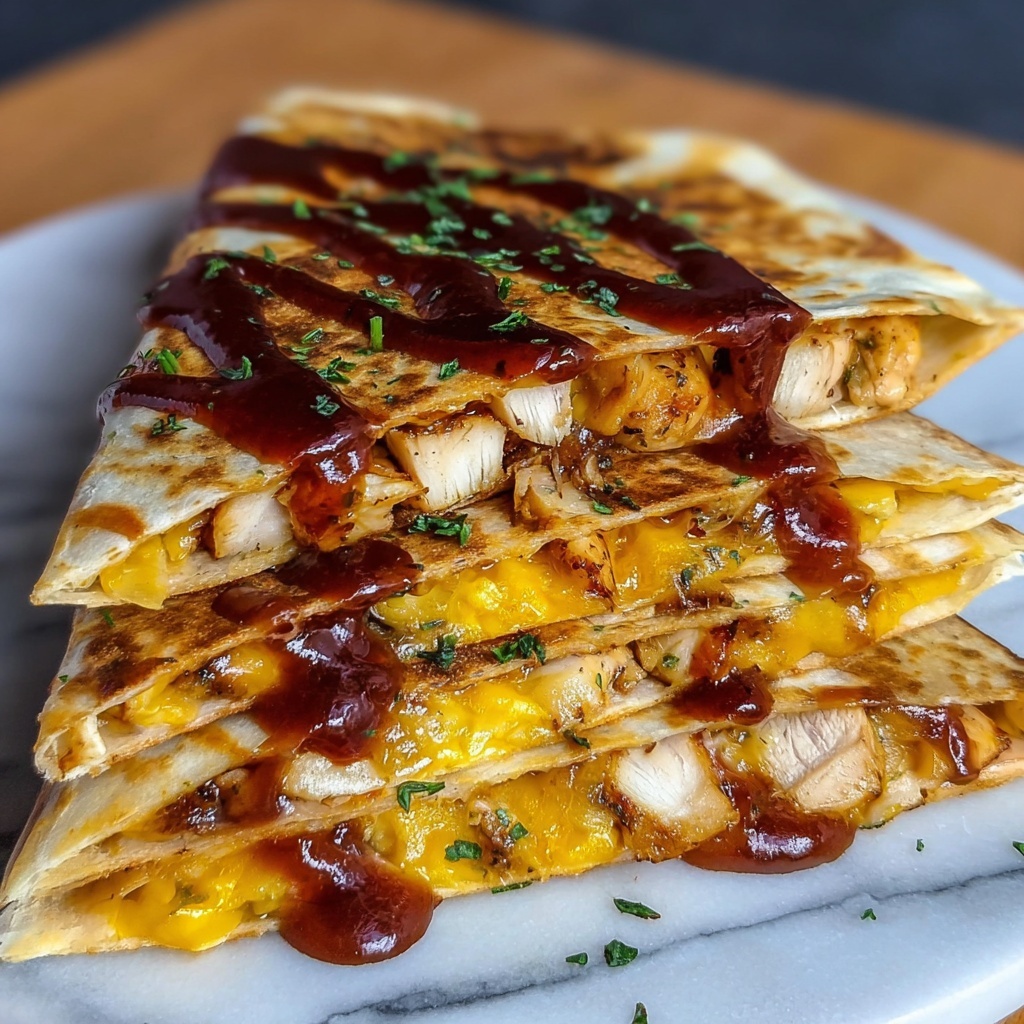 Hot Honey BBQ Chicken Quesadillas Recipe - Recipe Image