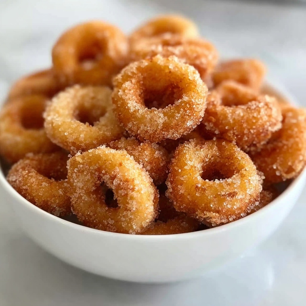 Mini Doughnut Hot Buttered Cheerios Recipe - Recipe Image