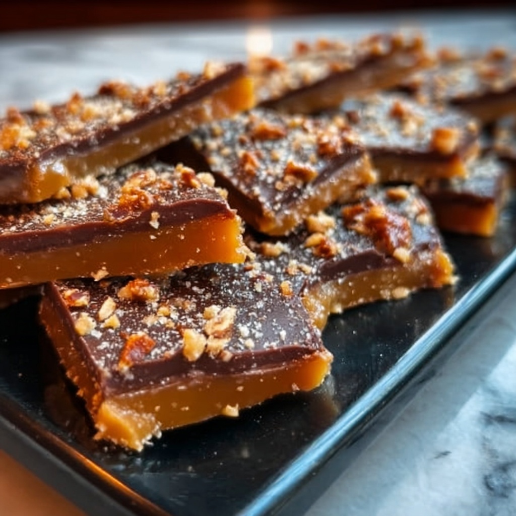 Best Homemade Toffee Recipe - Recipe Image