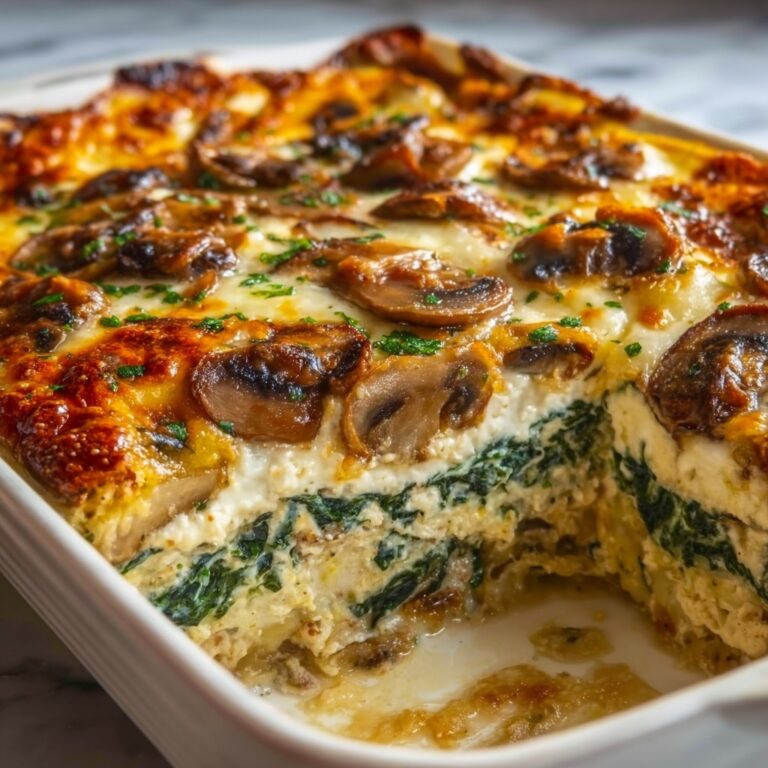 Creamy Spinach Mushroom Lasagna: 7 Irresistible Layers Recipe