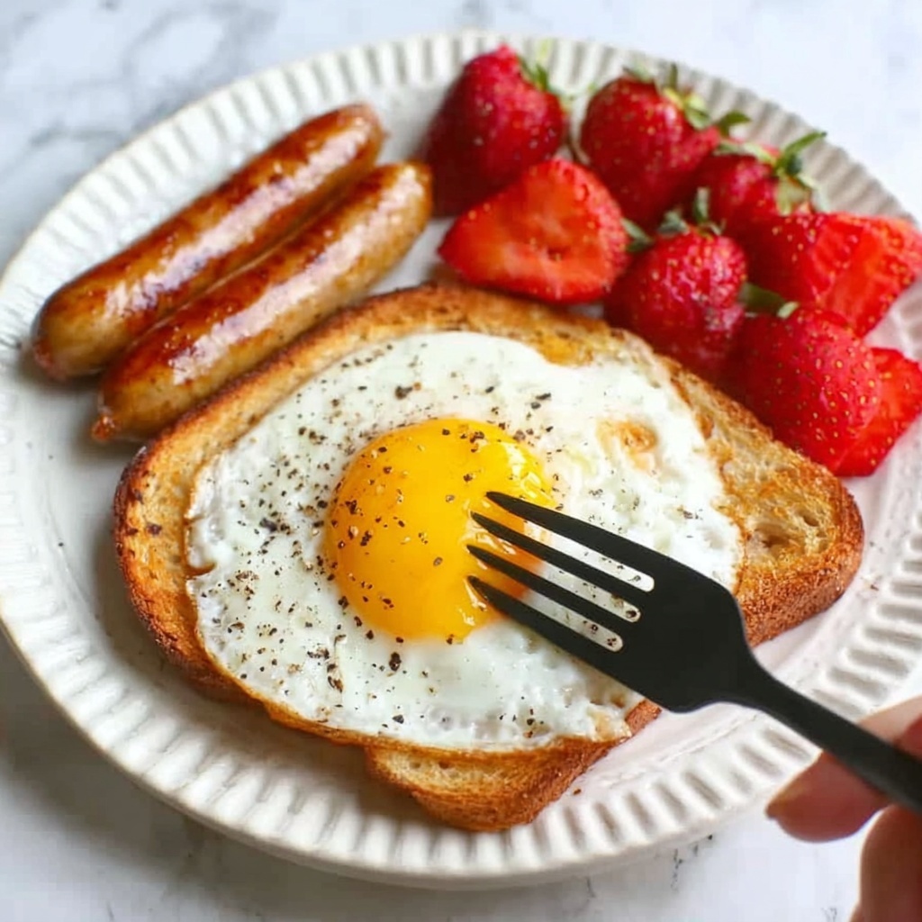 Air Fryer Egg Toast Recipe - Recipe Image