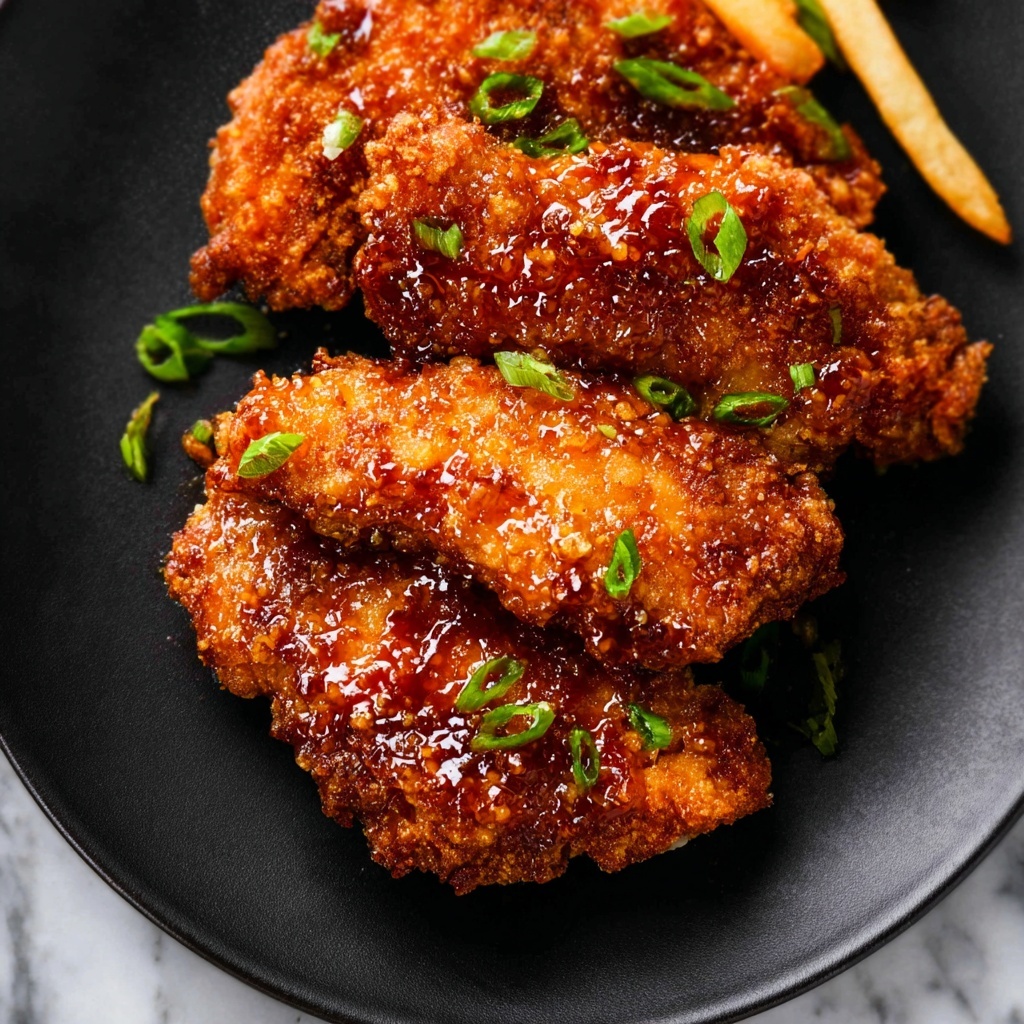 Crispy Honey Butter Chicken Tenders Recipe - Recipe Image
