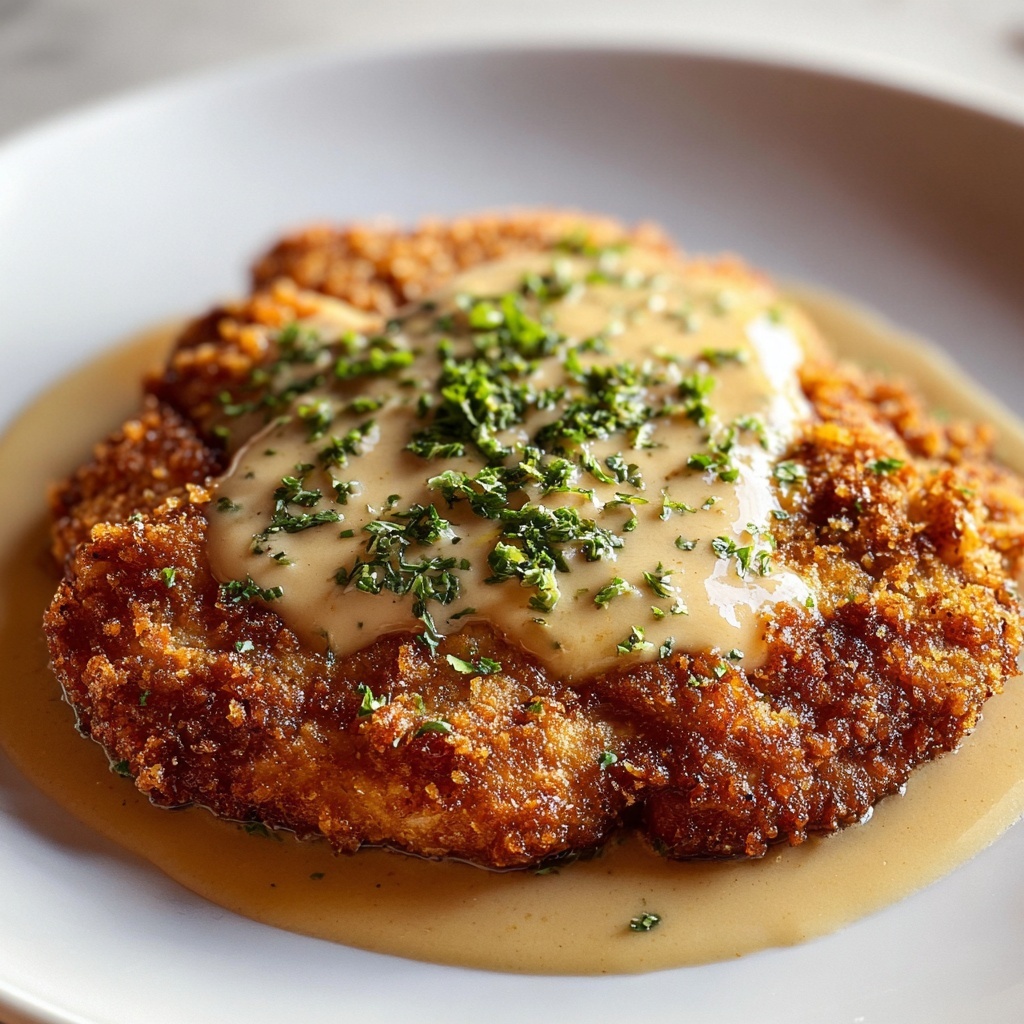 Crispy Chicken Fried Steak with Homemade Gravy Recipe - Recipe Image