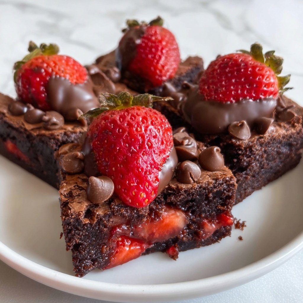 Chocolate Covered Strawberry Brownies: 7 Reasons to Indulge Recipe - Recipe Image