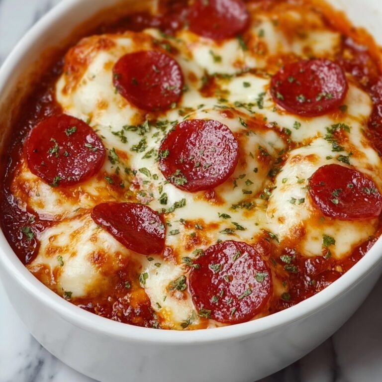 Pepperoni Pizza Chicken Bake Recipe