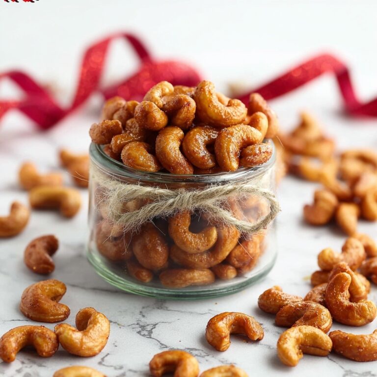 Sweet and Spicy Honey Roasted Cashews Recipe