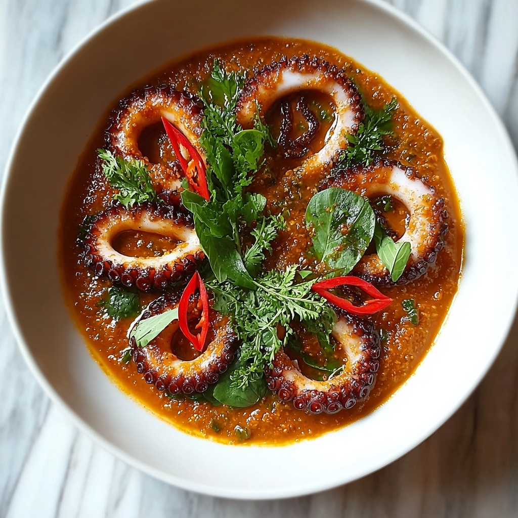 Savory Squid Ring and Coconut Curry Recipe - Recipe Image