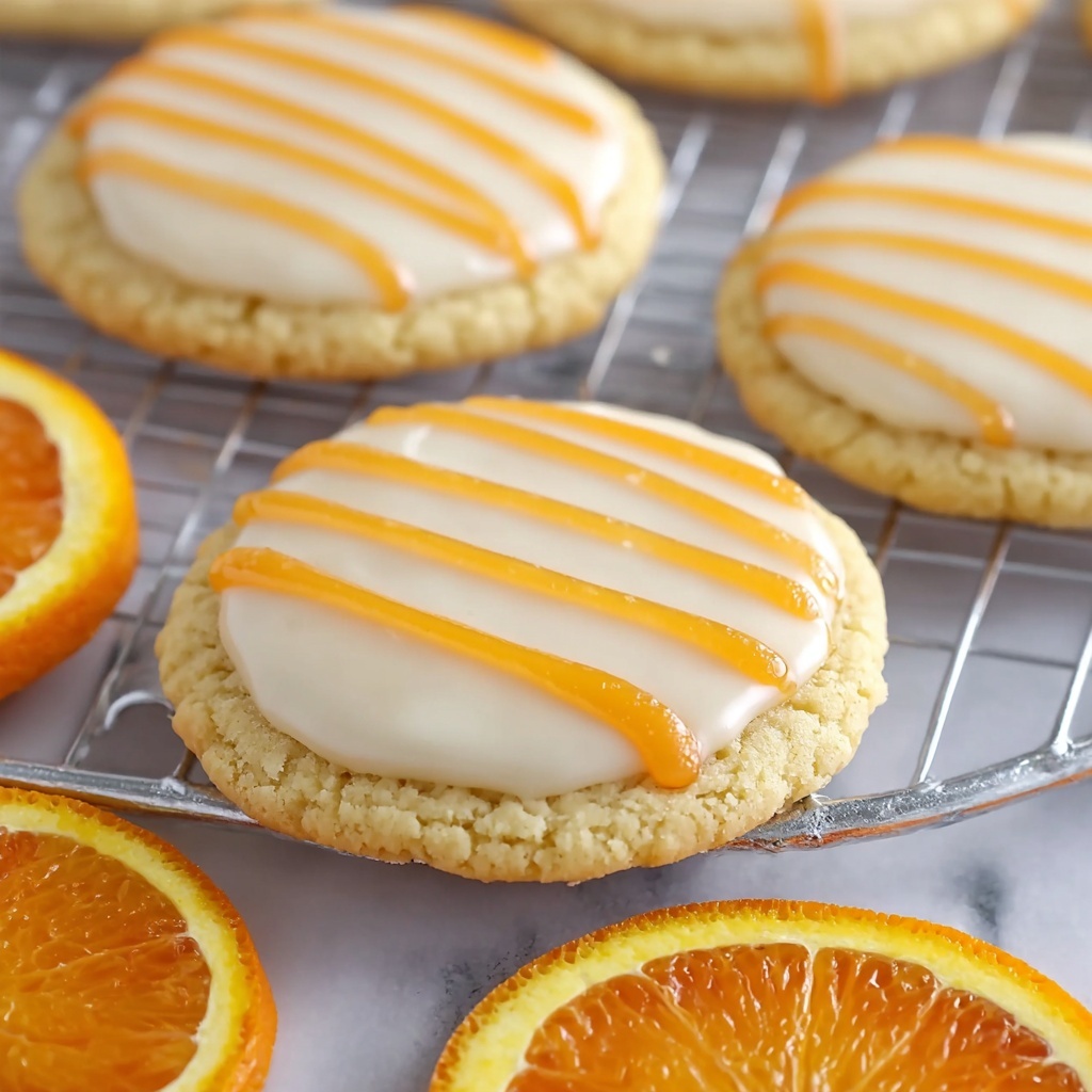 Orange Creamsicle Sugar Cookies with Vanilla Frosting Recipe - Recipe Image
