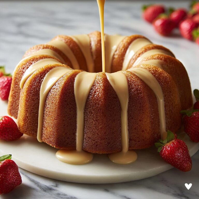 Easy Strawberry Pound Cake Recipe