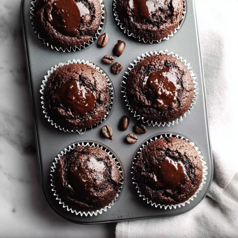 Decadent Double Chocolate Espresso Muffins Recipe