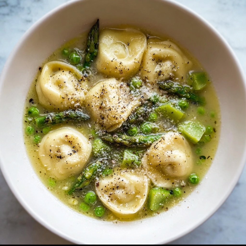 Ricotta Dumplings with Asparagus and Green Garlic Recipe - Recipe Image