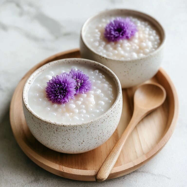 Taro Coconut Sago Bliss: A Creamy Dessert Adventure Recipe