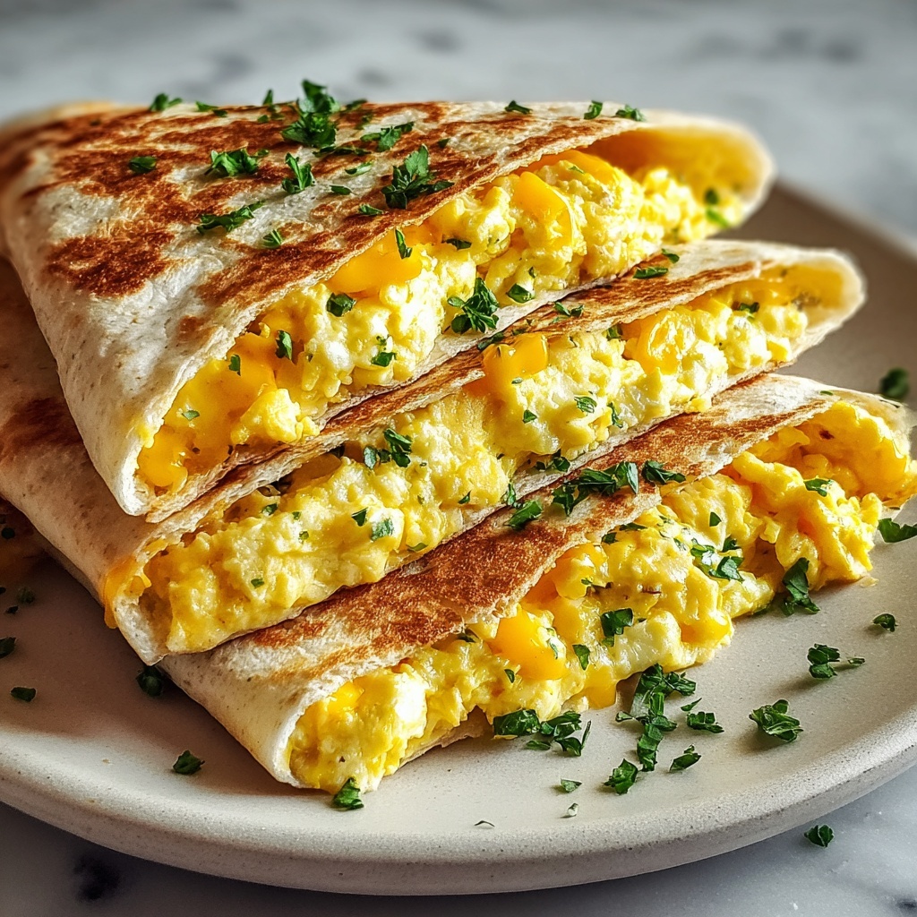 Cheddar Egg Quesadilla Recipe - Recipe Image