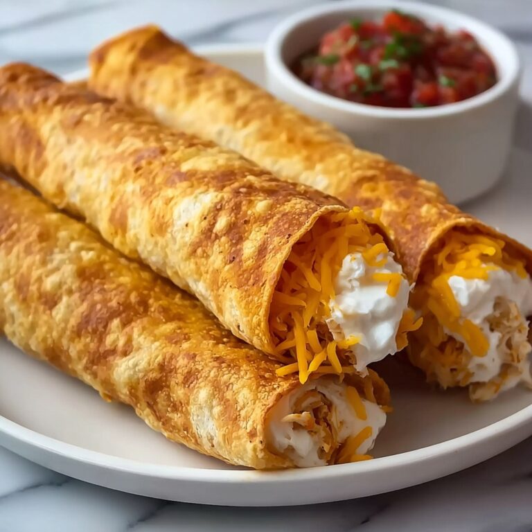 Cheesy Chicken Taquitos Recipe